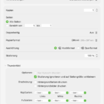 Systemdruckdialog von macOS